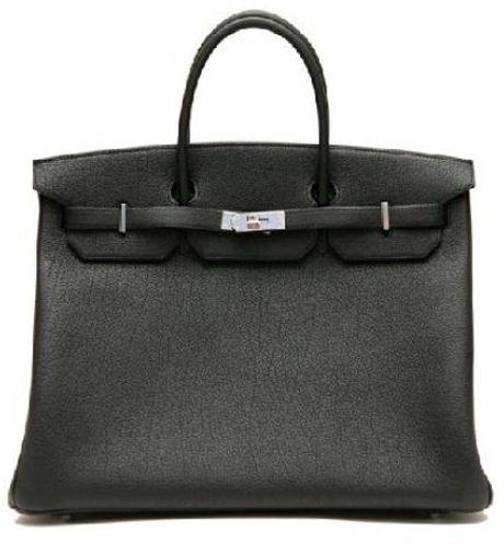 Hermes Black Fjord Birkin in Black - Lyst