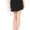 Isabel Marant Olan Pleated Crepe Mini Skirt in Black - Lyst