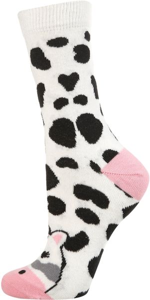Cow Print Socks
