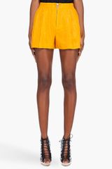 3.1 Phillip Lim Marigold Pleated Shorts