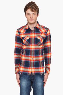 Diesel Swalky-rs Plaid Shirt - Lyst