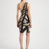 Donna Karan New York Serpent Print Dress in Black (bone) - Lyst