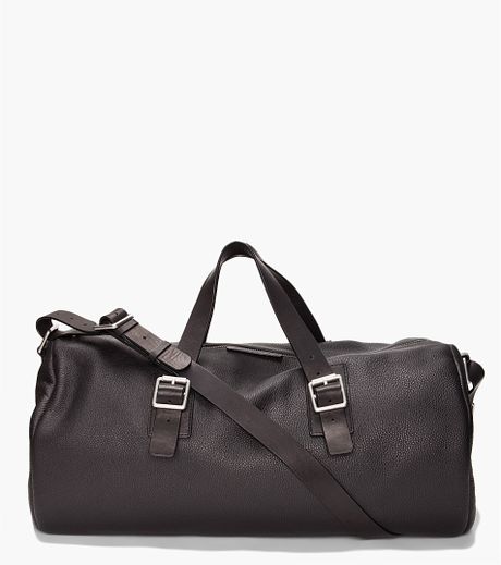Marc By Marc Jacobs Simple Leather Duffle Bag in Black for Men | Lyst