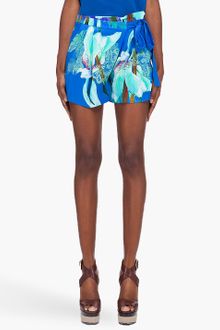 Matthew Williamson Iris Silk Shorts - Lyst