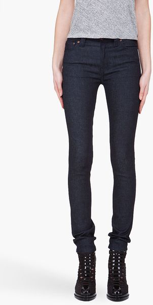 Nudie Jeans Navy High Kai Jeans - Lyst