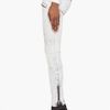 Pierre Balmain White Washed Zip Jeans in White - Lyst