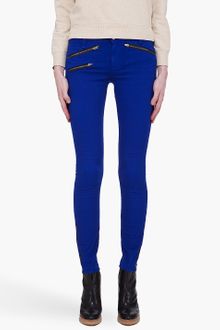 Rag & Bone Cobalt Blue Zipper Jeans - Lyst