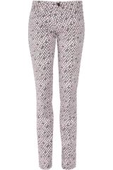 See By Chloé Python-print Mid-rise Skinny Jeans