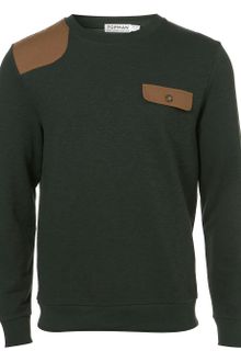 Topman  Patched Sweatshirt - Lyst