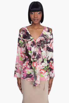 Vanessa Bruno Floral Blouse - Lyst
