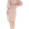 Amanda Wakeley SilkCrepe Shirt Dress in Pink - Lyst