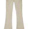 Balmain Lowrise Flared Jeans in Beige (brown) - Lyst