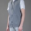 Balmain Hooded Gilet in Gray for Men (grey) - Lyst