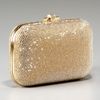 Judith Leiber Beaded Slidelock Clutch in Gold (silver) - Lyst