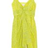 Paul & Joe Printed Cotton and Silkblend Dress in Yellow - Lyst