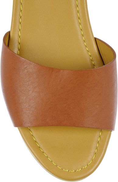 tan wedge sandals with ankle strap