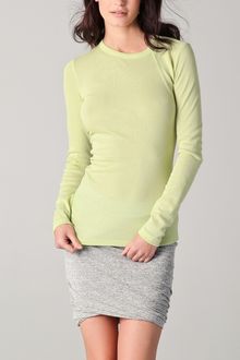 T By Alexander Wang Sport Mesh Long Sleeve Tee - Lyst