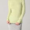 T By Alexander Wang Sport Mesh Long Sleeve Tee in Green - Lyst
