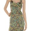 Zac Posen Printed Silk Dress in Green - Lyst