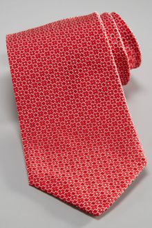 Armani Fancy Geometric Tie, Red - Lyst