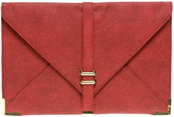 ASOS Collection Slot Through Envelope Clutch - Lyst