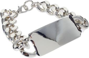 ASOS Collection Asos Id Plaque Bracelet - Lyst