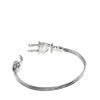 Asos Collection Asos Plug Cuff Bracelet in Silver (rhodium) - Lyst