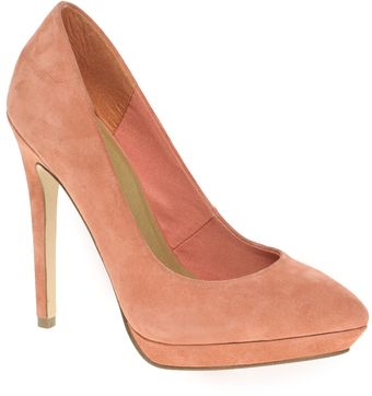 Asos Asos Prop Suede Pointed Platform Court Shoes - Lyst