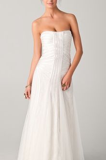 BCBGMAXAZRIA Magnolia Strapless Gown - Lyst