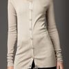 Burberry Long Line Knit Cardigan in Beige (trench) - Lyst