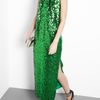 By Malene Birger Emerald Green Amukaji Sequin Maxi Dress in Green (emerald) - Lyst
