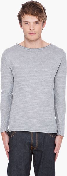 Diesel Black Gold Grey Kubhano Sweater in Gray for Men (grey) - Lyst