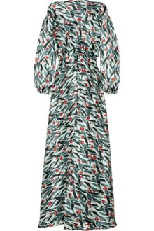 Duro Olowu Floral-Print Silk Gown - Lyst