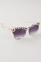 Elizabeth And James Limited Edition Leopard Fairfax Sunglasses
