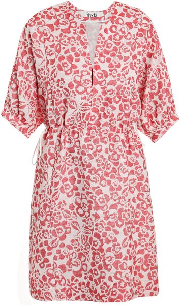 Freda Isabelle Dress in Floral (red) - Lyst