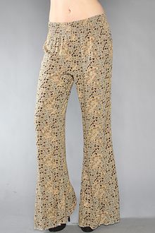 Free People The Printed Wideleg Pullon Pant - Lyst