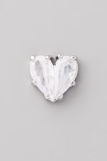 Juicy Couture Cz Heart Stud Earrings - Lyst