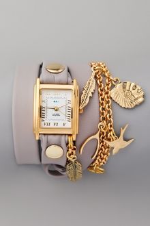 La Mer Collections Peace Charm Wrap Watch - Lyst