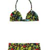 Mara Hoffman Printed Triangle Bikini in Yellow (black) - Lyst