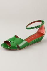 Marc By Marc Jacobs Crisscross Wedge Sandals