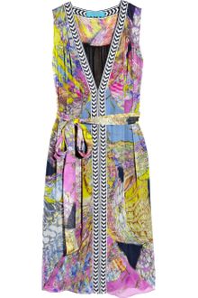 Matthew Williamson Printed Silk-chiffon Dress - Lyst