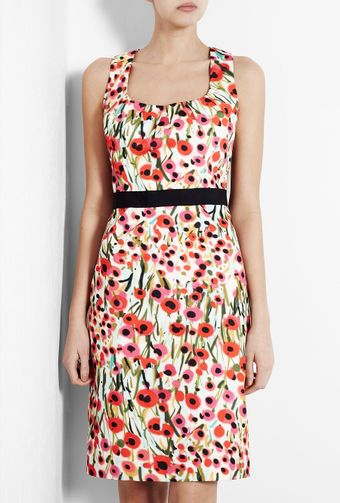 Milly Poppy Field Print Sheath Dress - Lyst