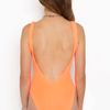 Nasty Gal Puckered Swimsuit in Orange - Lyst