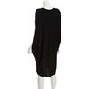 Nicole Miller Black Vneck Cinched Waist Tunic Dress in Black - Lyst