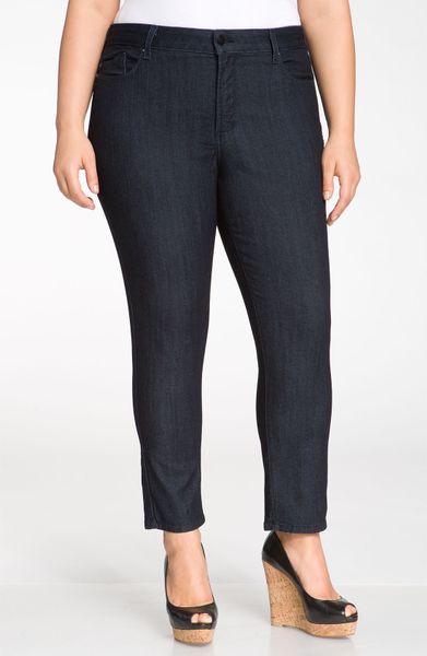 Not Your Daughter's Jeans Alisha Skinny Stretch Jeans in Blue (dark enzyme) - Lyst