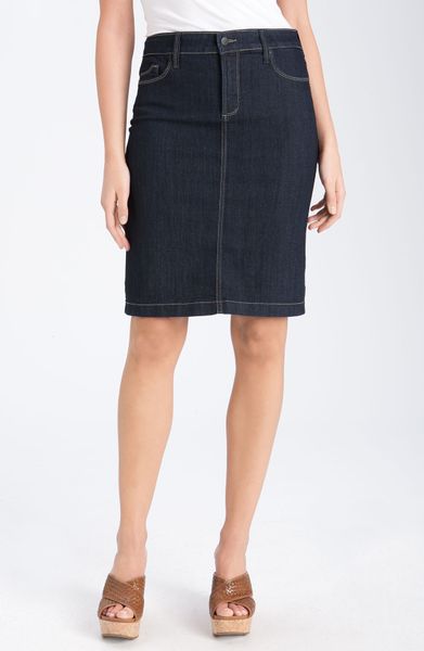 Not Your Daughter's Jeans Andy Denim Pencil Skirt in Blue (dark enzyme) - Lyst