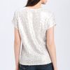 Pleione Sequin Tee in White (ivory) - Lyst
