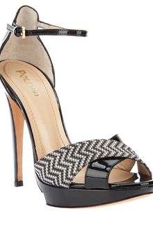 Pollini Stiletto Sandal - Lyst