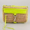 Rebecca Minkoff Straw with Neon Mini Mac Clutch in Yellow - Lyst