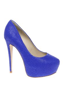 River Island Claire Snake Print Platform Shoes - Lyst